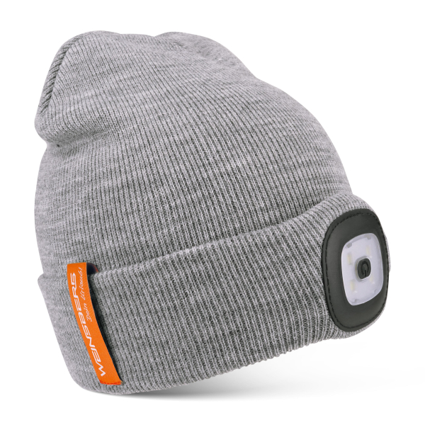 Strickmütze mit LED-Lampe